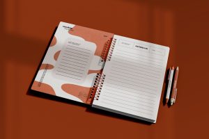 Spiral Notebook Mockup