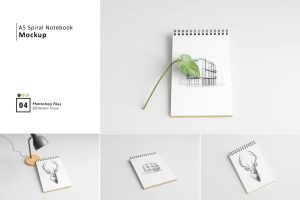 Spiral Notebook Mockup