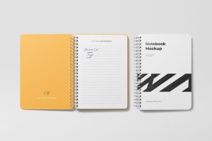 Spiral Notebook Mockup