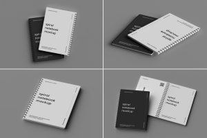 Spiral Notebook Mockup
