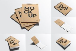 Spiral Notebook Mockup