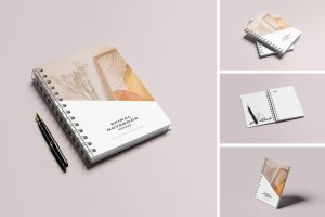 Spiral Notebook Mockup
