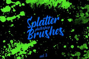 Splatter Stamp Photoshop Brushes Vol. 3