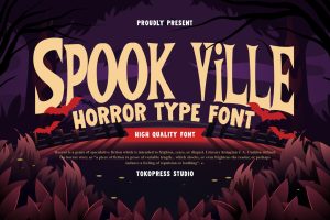 Spook Ville – Scary Font