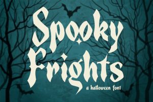 Spooky Frights|Halloween Font