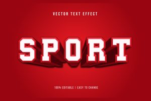 Sport – Editable Text Effect