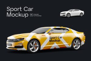 Sport Car Mockup