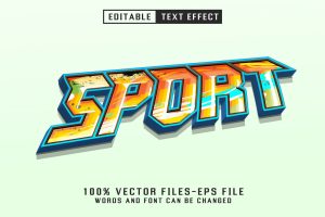 Sport Editable Text Effect