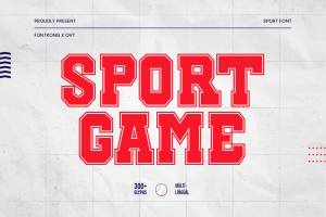 Sport Game – Sport Font