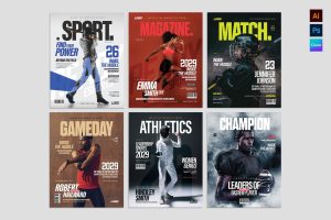 Sport Magazine Cover Templates