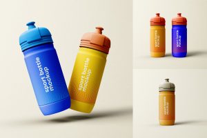 Sport Water Bottle Mockup