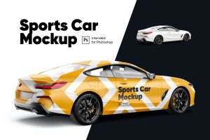 Sports Car Mockup