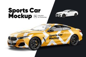 Sports Car Mockup