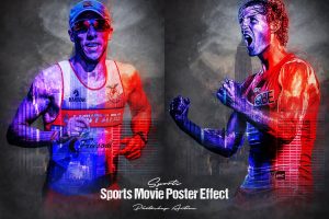 Sports Movie Poster Desing Effect
