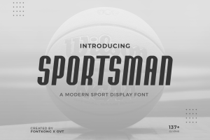 Sportsman – A Modern Sport Display Font