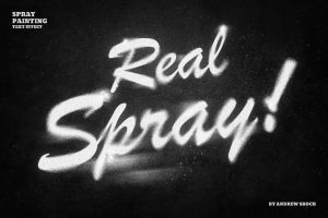 Spray Paint Photoshop Action