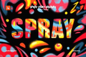 Spray Paint Photoshop Brushes