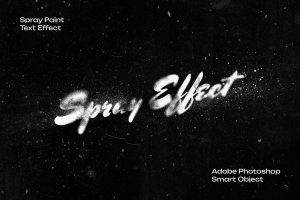 Spray Paint Text Effect