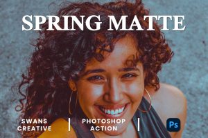 Spring Matte Photoshop Action