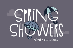 Spring Showers Font