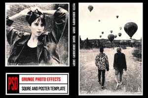 Square & Poster – Grunge Effects