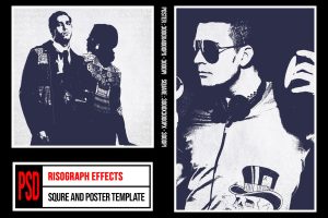 Square & Poster – Risograph Effects