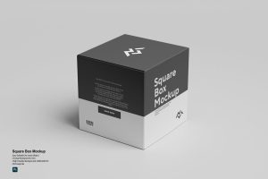Square Box Mockup