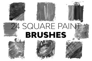 Square Paint Brushes