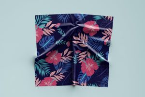 Square Scarf Mockup