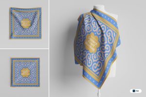 Square Scarf Mockup