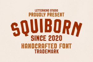 Squiborn – Logo Font