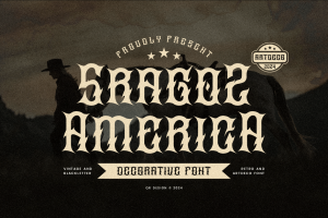 Sragoz America – Blackmetal & Western Font