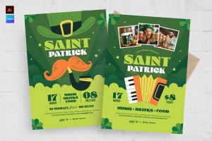 St. Patricks Day Flyer Poster Template