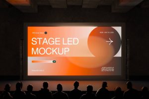 Stage LED Screen Mockup