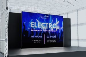 Stage Led Screen Mockup