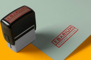 Stamp Print Logo Mockup