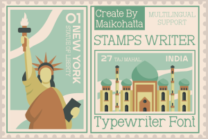 Stamps Writer – Typewriter Font