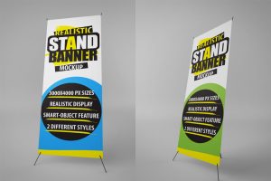 Stand Banner Mockups