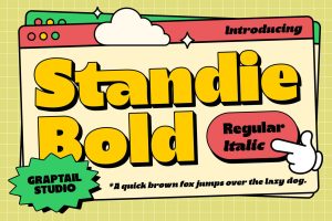 Standie – Bold Typeface
