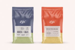Standing Coffee Bag Mockups