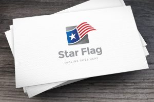 Star Flag Logo Template