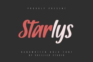 Starlys – Bold Handwritten Font