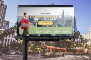 Statistics Billboard Banner Template