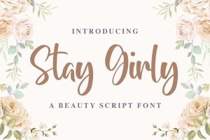 Stay Girly a Beauty Script Font