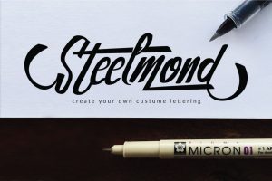 Steelmond Lettering Logotype Font