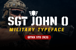 Stencil Army Font – SGT. John O