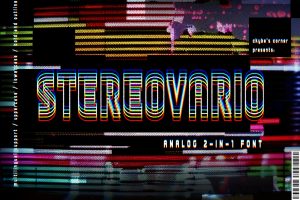 Stereovario – 2-in-1 Font
