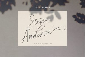 Steven Anderson – Handwriting Font