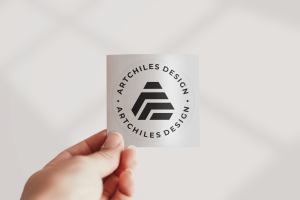 Sticker Logo Mockup