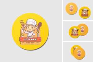 Sticker Mockup
